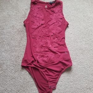NWOT sheer bodysuit